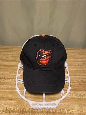PNC Bank Baltimore Orioles Bird Logo Baseball Cap Black Orange  O/S